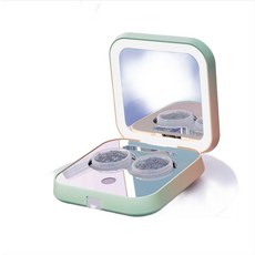 초음파 진동 렌즈 세척기 미용 조명 거울 클리너 보호 자동 세척 청소기 컨택트 뷰티, 그라데이션, 기본 모델명/품번