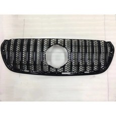 벤츠 X 클래스 18-20년 GT 스타일 레이싱 그릴 프론트 후드 벤트 호환, 검정색