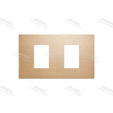 JYE中一 ECO摩登金無孔蓋板 JY-E6401/6402/6403/6491-MRD 環保材質多色可選, 1個, 二孔蓋板