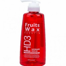 헤어 스타일링 왁스 500g 초강력 젤 타입 펌프형 장시간 고정 미용실 전문가용, 1개