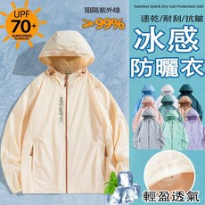 夏季防曬衣 男女同款抗UV外套 薄外套 涼感防曬衫 男女同款冰絲外套 防紫外線上衣 防風皮膚衣 釣魚遮陽 戶外速乾防曬服