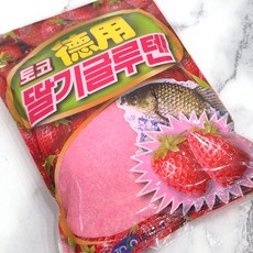 토코 딸기글루텐 덕용 민물 떡밥 붕어 잉어 향어 집어제, 1개, 250g