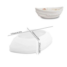 초기 라이저 보트 모양 둥근 양초 충전 실리콘 몰드 수제 거치대 보관함 장식 석고, 2. 1PCS, 1개