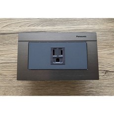 Panasonic GLATIMA系列 鈦坦灰 雙插座蓋板 單插座 冷氣插座 220V插座 WTGF6101DS, 1個
