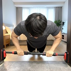 실내운동 홈짐 철봉 커튼봉 거치대 가정용 상체운동 단축형 69~95cm, 상세페이지 참조