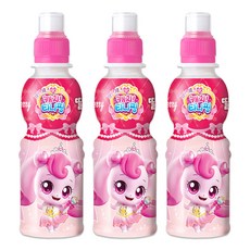 캐치티니핑 딸기맛 페트음료수, 200ml, 3개