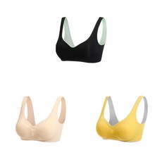 無縫無鋼圈運動內衣 3入組