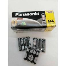Panasonic 國際牌 碳鋅電池, 1個, 4號AAA(60顆)1盒