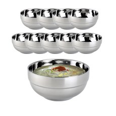 오모리 복층 스테인리스 탕그릇(20호), 10개, 20cm,스텐면기