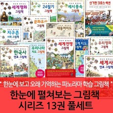 [전집] 한눈에 펼쳐보는 그림책 시리즈 13권 풀세트 : 만화가 아닌 연표와 설명으로 배우는 정리형 지식 그림책 세트, 진선아이(전집)