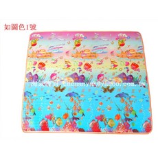 淘氣寶貝 遊戲墊 寶寶爬行墊 折疊雙面環保嬰幼兒童爬爬墊, 如圖色2號, 如圖色1號