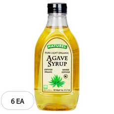 나뚜렐 유기농 아가베 시럽, 1kg, 6개