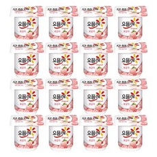 빙그레(주) 빙그레 요플레 복숭아 85g, 16개