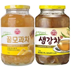 오뚜기 꿀모과차 1kg+오뚜기 생강차 1kg