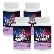 네추럴핏 프리미엄 아르기닌 마카 야관문 팽화미 환 100g 1개, 4개