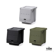 GOODFORIT 【日本線】Thor Stacking Shelf Container前開式收納箱 20L, 黑, 1個