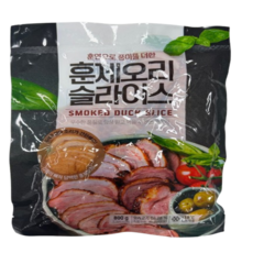 CJ 이츠웰 훈제오리 슬라이스 800g 훈연으로 풍미를 더한, 4개