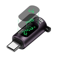 실시간 전원이있는 USB C에서 컨버터 240W 출력 Thunderbolt4 여러 장치와 디지털 디스플레이가있는 어댑터, 04 보라색