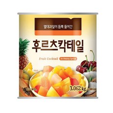 베스트코 후르츠칵테일 통조림, 1개, 3.062kg