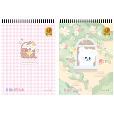 958 줄있는종합장(B)유선(항균) / 초등학교 연습장 25매 스프링노트, 1200 줄있는종합장(B)유선_임의