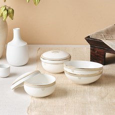 한국도자기 연리지 단반상기 6p