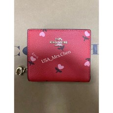 logo證書F73867金色防刮立體真皮短對開標籤，辦公室專業識別證件，耐用防刮材質, 新款紅色愛心花, 1個