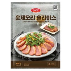 사세 훈제오리 슬라이스, 800g, 3개