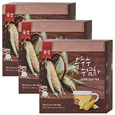 꽃샘 옥수수수염차 2+1 300T 티백, 150g, 3개, 100개입, 1.5g