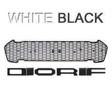 Raptor 그릴 수정 된 그릴 앞 범퍼 메쉬 RANGER 2015-2018 T7 PX2 MK2 XL XL + XLS XLT WILDTRAK, 03 White-black, 1개