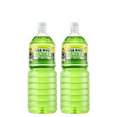 캉가루 에탄올 워셔액 1800ml x2개입 / 자동차 워셔액/유리 세정/윈도 워셔, 2개, 1.8L