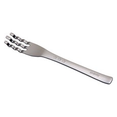 노노지 어린이용 반찬 포크 A, 단품, 1개, 실버
