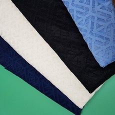 dklace 레이스원단모음 / 원단레이스 2915 폭 145cm 6 color 자가드원단, Black, 1개