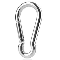 6Pcs 12Pcs 24Pcs 304 스테인레스 스틸 M4 M5 M6 다기능 스프링 스냅 Carabiner 퀵 링크 잠금 링 후크, 03 12Pcs M6, 01 Silvery
