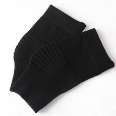 블룸써니 두껍고 따뜻한 추위 시린 무릎 보호대 블랙, 2개