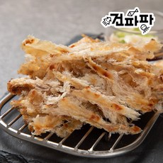 파파 맛있는 건어물 간식 주전부리 단짠단짠 구운 아귀채 100g+100g, 단품