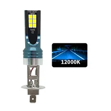 안개등전구 1/2Pcs H4 H7 LED 전조등 H11 H8 H9 H1 H3 차량 안개등 LED 전구 9005 9006 Hb3 Hb4 자동 운전, 17 H1 Yellow, 01 1PC