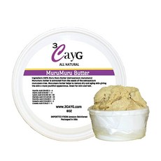 3CayG 프리미엄 226.8g(8온스) 생 무루무루 버터 - 천연 및 영양
