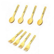 한진옥수수 주니어 스푼 포크 세트, 한진 옥수수 전분 주니어 포크 4P 세트, 1개