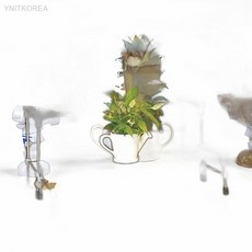 유니드잇 화분 정리대 2단 베란다인테리어