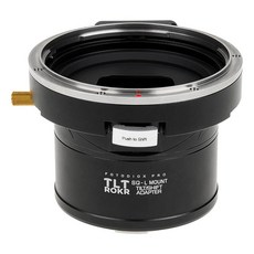 Fotodiox Pro TLT ROKR - L-Mount Alliance 미러리스 카메라에 맞는 Bronica SQ 마운트 렌즈와 호환되는 틸트/시프트 렌즈 어댑터, Fotodiox Pro TLT ROKR - L-Moun