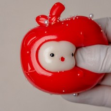 [이거쩌거] 쫀득말랑이 스트레스해소, 사과, 100g, 1개