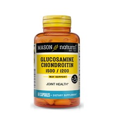 MASON natural 葡萄糖胺軟骨素膠囊, 1個, 60 件