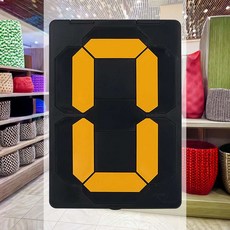 회전식 숫자판 대형 표지판 테니스 탁구점수 농구점수 족구 점수판, N20 - 흰색