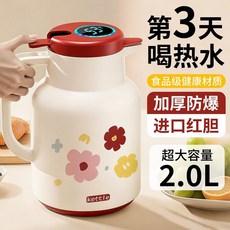 72小時長效保溫壺大容量熱水壺2025新款家用熱水瓶玻璃內膽暖壺ac, 抗菌防爆-小狗1500ml,長效保溫-抗菌加厚內膽, 1個