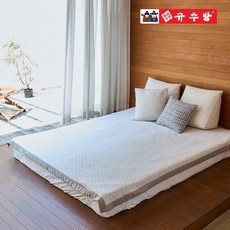규수방 여름 시원한 사계절 냉감 쿨패드, 라떼화이트