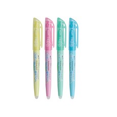 파이롯트 지워지는 형광펜 프릭션 소프트그린 블루 핑크 엘로우 형광펜세트