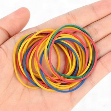 20P 고무줄 고무끈 칼라, 1개, 기본