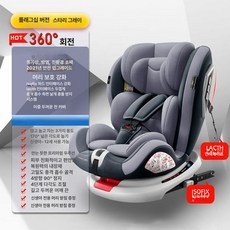 레인드랍스 쌍둥이카시트 카시트 쌍둥이 주니어카시트, 1개, 스타리그레이 ISOFIX + 측면윙보호 90