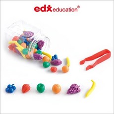 edx 이디엑스 과일 모형 수세기(투명통)
