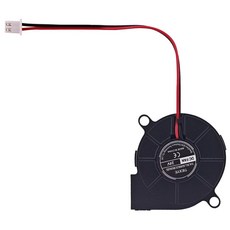1개 5015 터보 송풍기 팬 24V 2와이어 듀얼 볼 베어링 6000RPM 고압 냉각 3D 프린터 핫엔드 익스트루더 및 소형 공기청정기 - 엔더 35 CR-10 시리즈에 범용, 1_5015 Blower Fan
